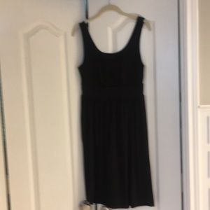 Black knit dress